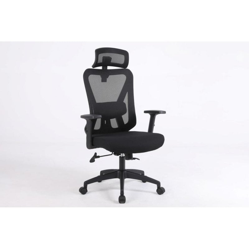 activejet Chaise de bureau Activejet T5 Black, ergonomique, jusqu'a 200 kg