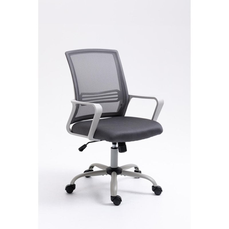 activejet Chaise de bureau Activejet YK01 Grey assise rembourrée dossier maille ergonomique