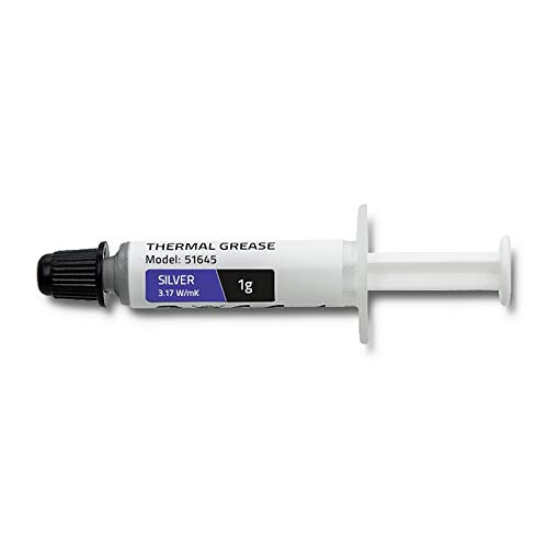 Qoltec Pate Thermique 3 17 W m K 1g Silver 12 Im 2 4 g cmA Seringue 51645