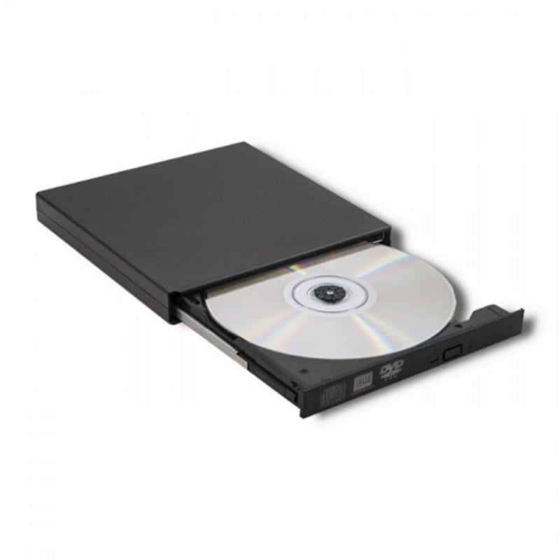 qoltec Graveur DVD externe Qoltec 51858 USB 2.0 eSATA Black compact
