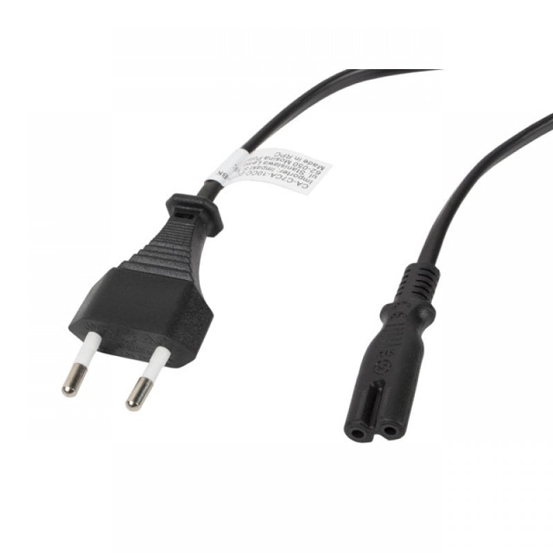 lanberg Câble d'alimentation Lanberg CEE 7 16 vers IEC 320 C7 1,8 m Black