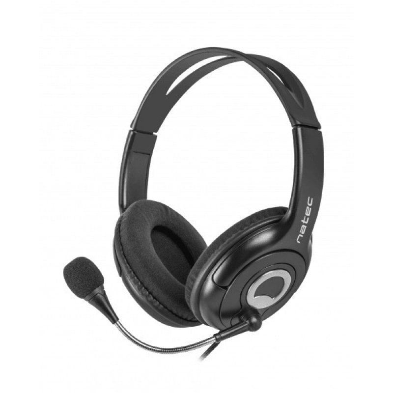 natec Natec Bear 2 Casque Black avec Microphone