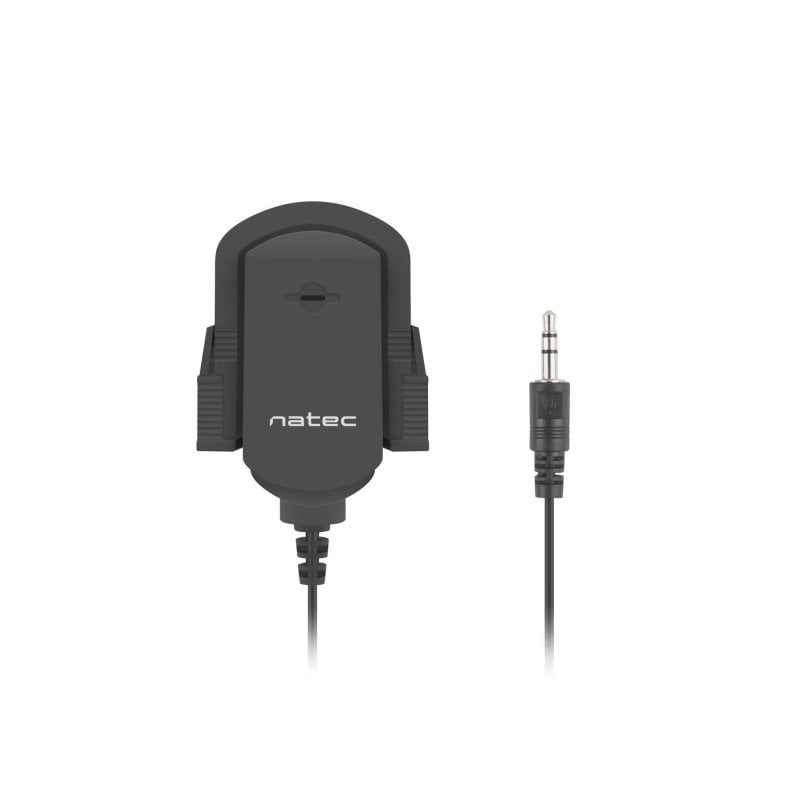 natec Microphone NATEC NMI-1352 Alambiqué 3.5mm Clip-on Condensateur -58dB 50-16000Hz