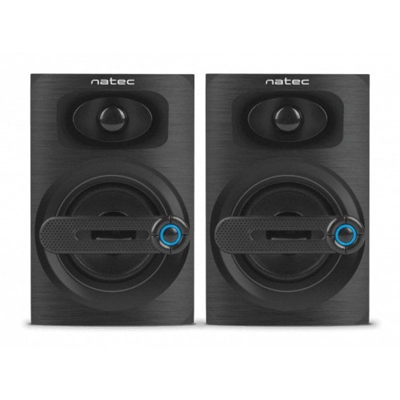 natec Natec Cougar Enceintes 6W RMS 2.0 Black