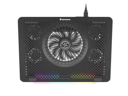 Genesis Base de Refroidissement Oxid 450 RGB pour Ordinateur Portable jusqu'à 15-6