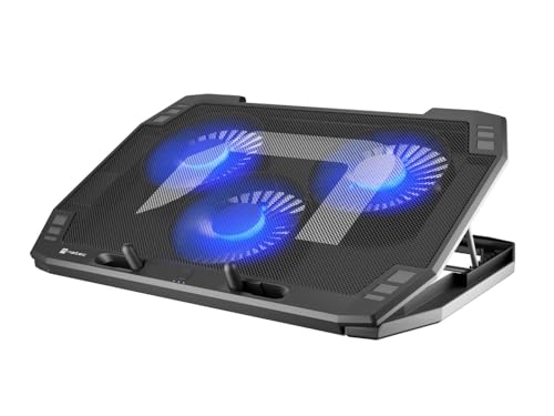Natec Coussin de Refroidissement pour Ordinateur Portable Oriole 15,6-17,3 Pouces LED Notebook 43,9 cm (17,3)