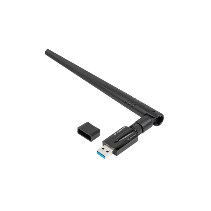 lanberg Lanberg NC-1200-WIE Adaptateur USB WLAN 1200 Mbit s Black