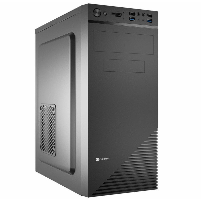 natec Cabassu G2 Midi Tower Atx Box Lecteur de cartes 2usb3.0 2usb2.0 sans alimentation