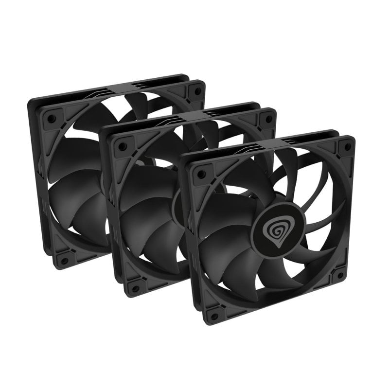 Genesis Ventilateur supplémentaire Genesis Oxal 120 12cm 1300RPM avec connecteur de 3 broches