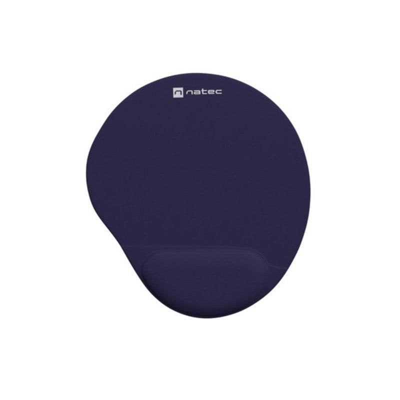 natec Tapis de souris Natec Marmot gel Blue foncé repose-poignet base antidérapante