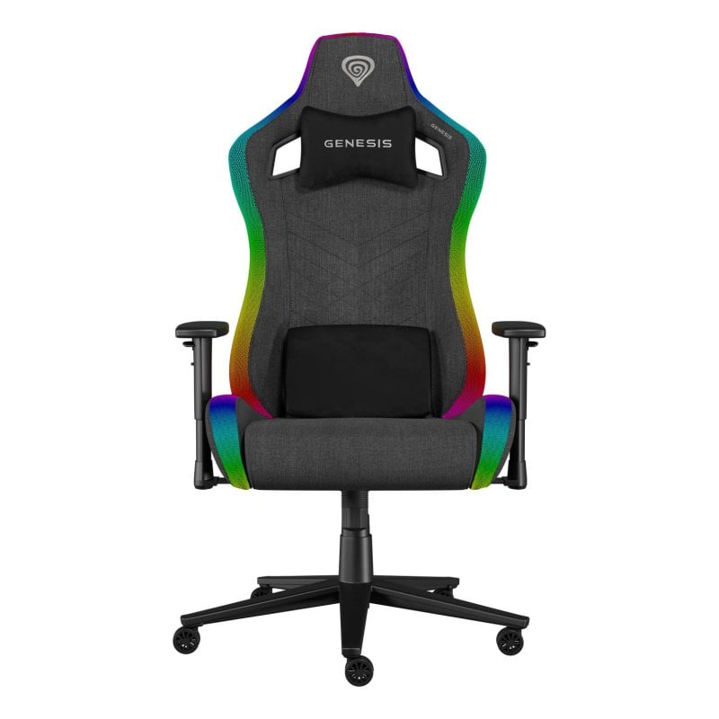 Genesis Silla Genesis Trit 660 RGB Ergonomique Ajustable 150kg Lumineuse