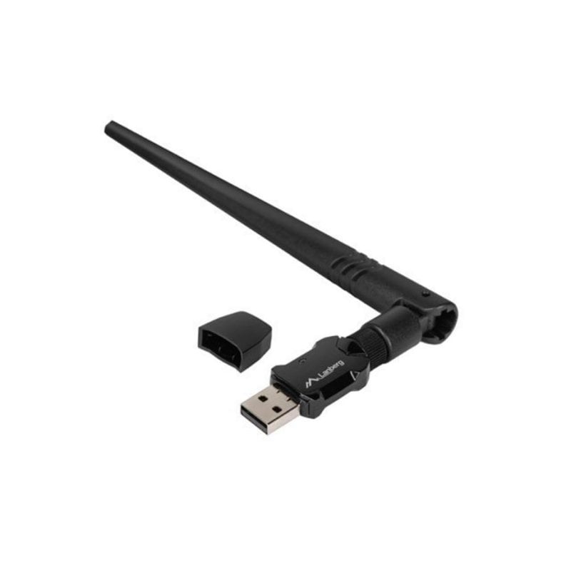 lanberg Carte Réseau Lanberg NC-0900-WIE USB 2.0 600 Mbit s Wi-Fi 6 Double Bande