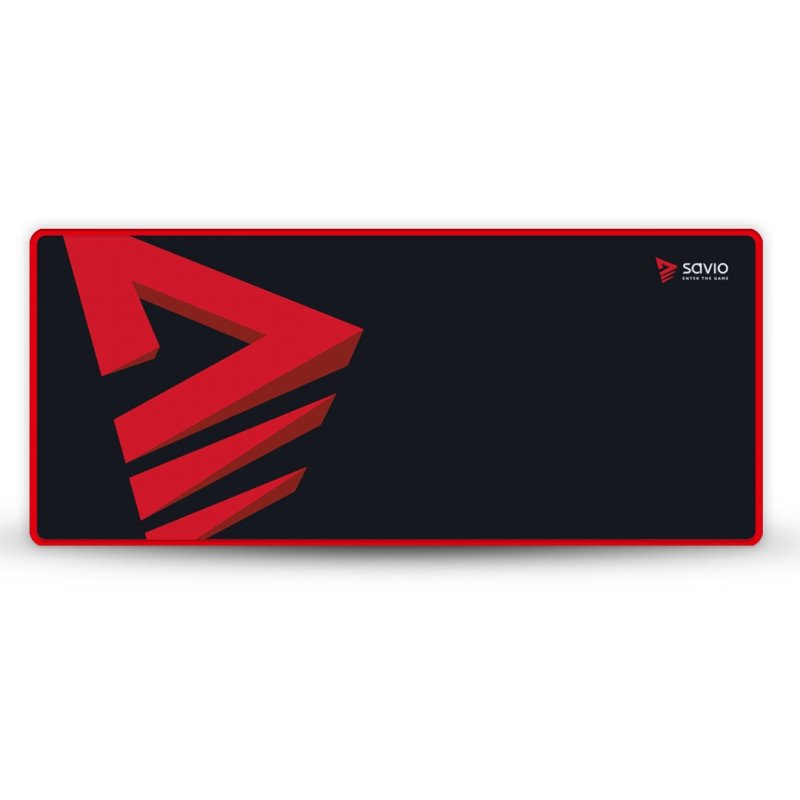 ausavil Savio Turbo Dynamic L Tapis de souris de jeu Black, Red