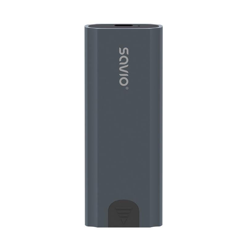 savio Caja PC Savio AK-67 M.2 SSD NVMe Aluminium Compact Grey USB 10 Gbit s