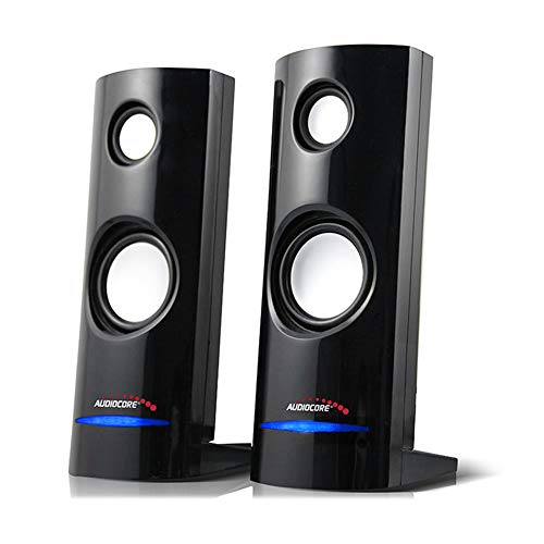 Audiocore AC860 APT-X Haut-parleurs stéréo 2.0 PC 8 Watt RMS Noir (AC860)