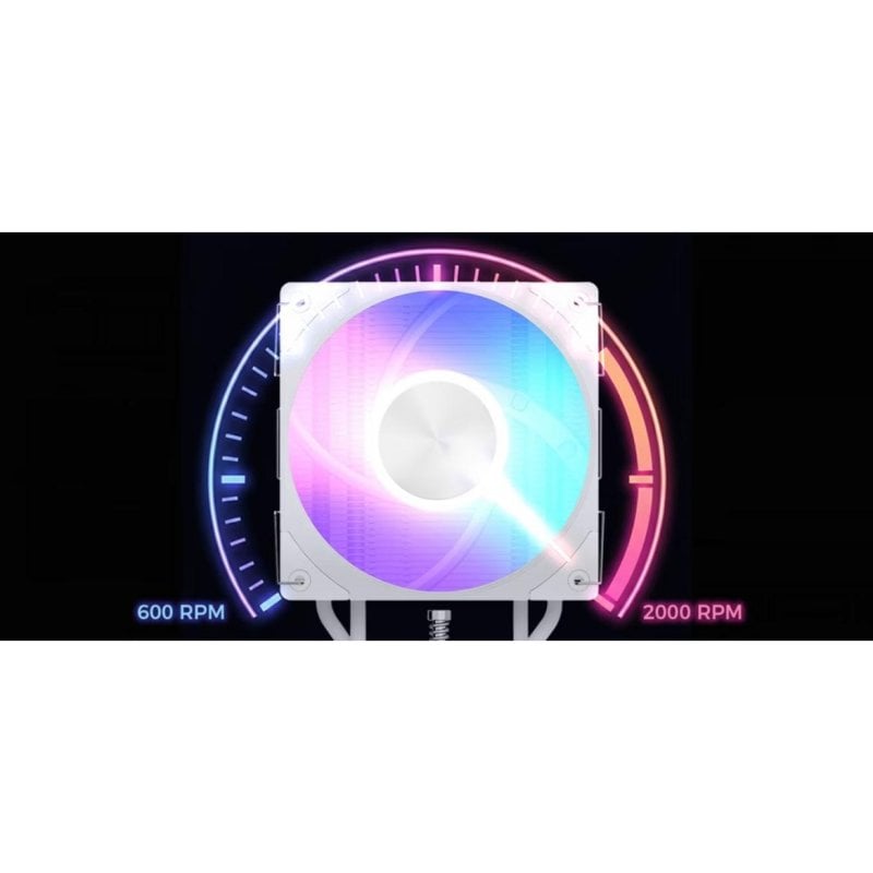 modecom Refrigeration Air Modecom Socket AM4 AM5 LGA1200 120mm Volcano 0C T202 ARGB LCD