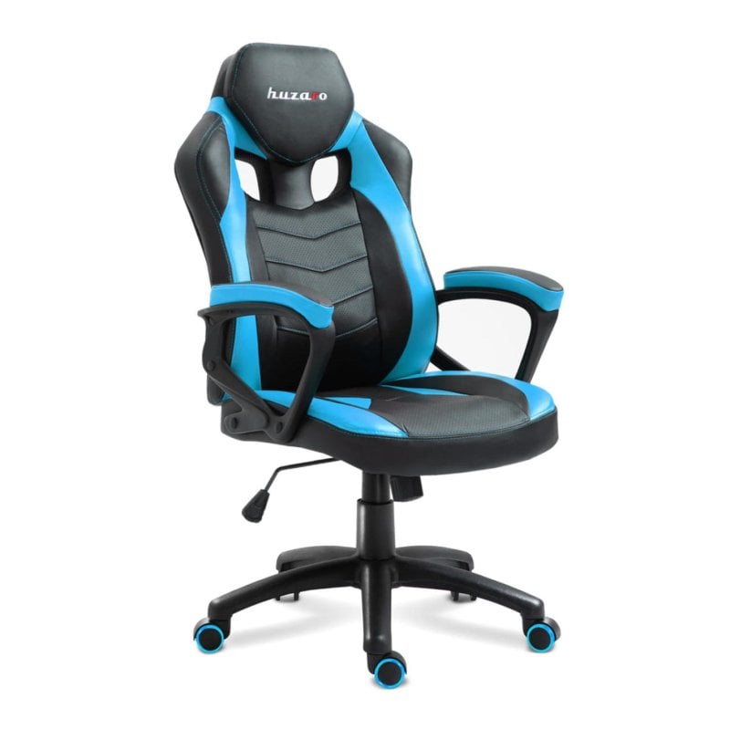 huzaro Chaise gaming Huzaro FORCE 2.5 rembourrée Black Blue 140 kg ergonomique