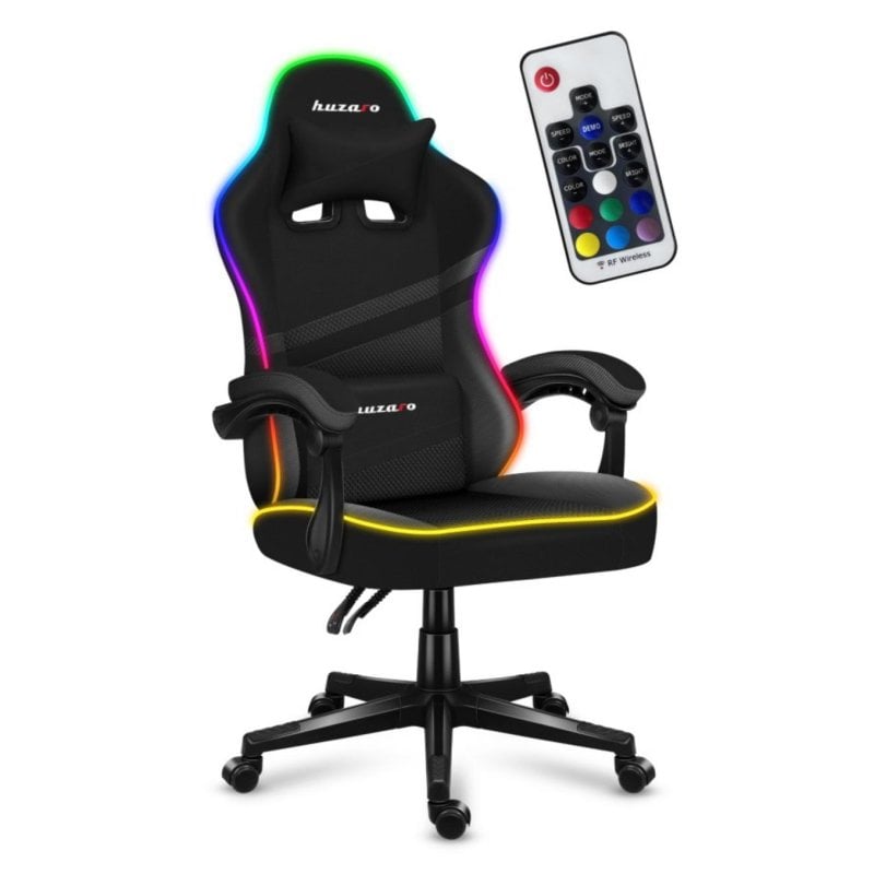 huzaro Chaise gaming Huzaro FORCE 4.4 RGB 130 kg cadre acier dossier réglable RGB