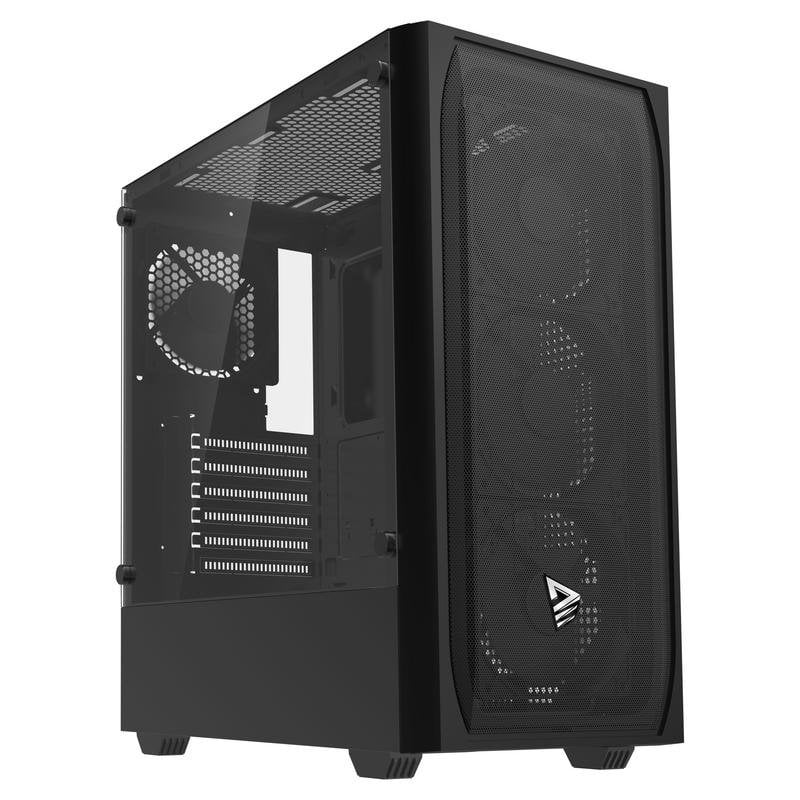 savio Tour ATX Savio Noctis Flow Cube Verre Trempe USB-C Gestion Cables