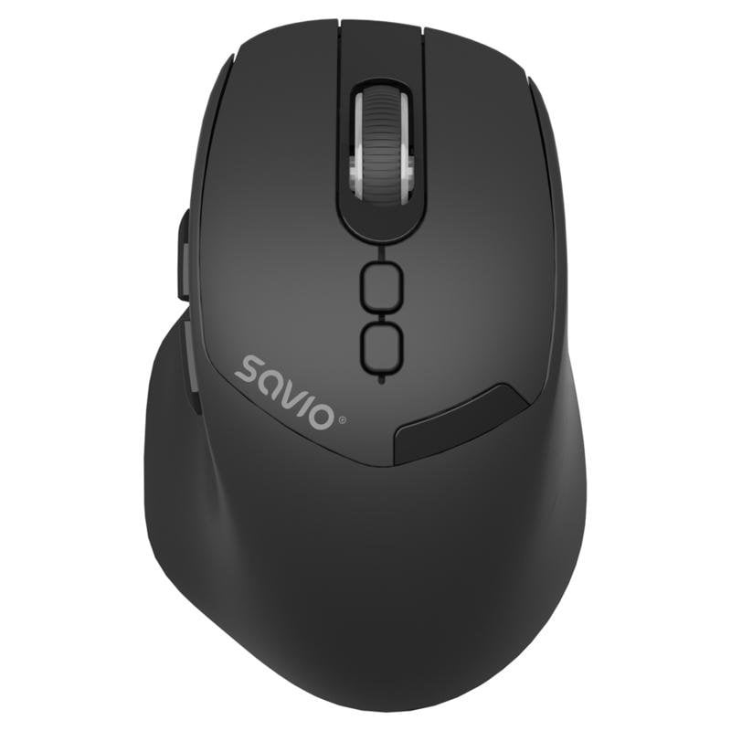 savio Ratón Savio MB-06 Bluetooth 3800DPI Black Ambidextre USB-C Sans Fil