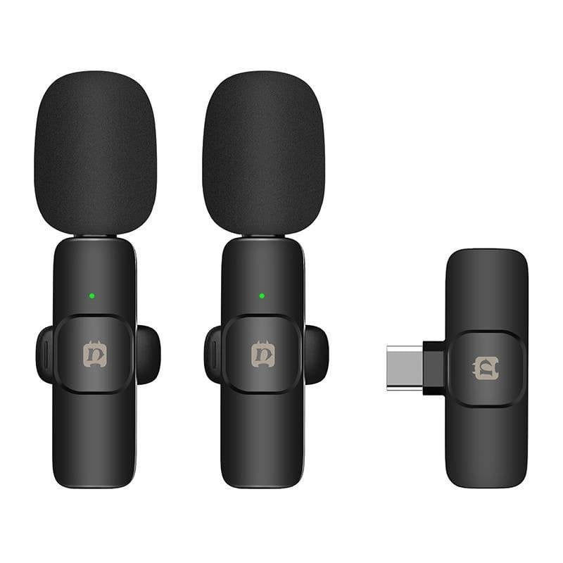 puluz Microphone Puluz PU3151B USB-C omnidirectionnel sans fil avec réduction de bruit