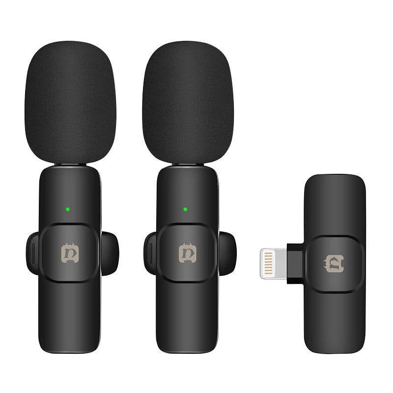 puluz Microphone Puluz PU3150B Lavalier sans fil omnidirectionnel Lightning