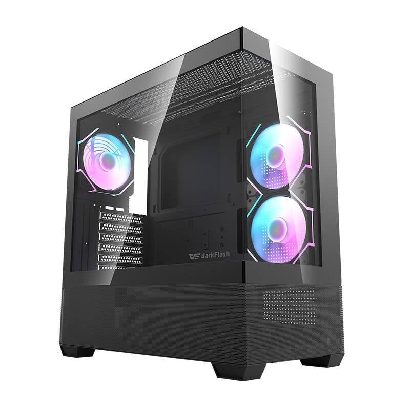 darkflash Boîtier PC Darkflash DS900 AIR Black 6 Ventilateurs ARGB