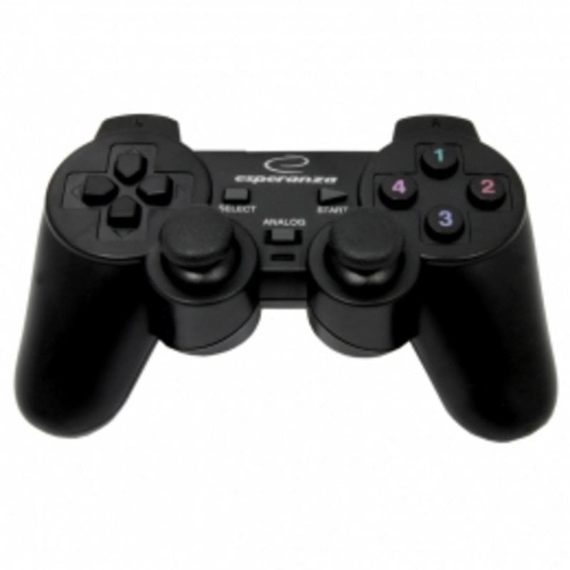 esperanza Joystick Esperanza EG106 PC Playstation 2 3 câble USB 1,8 m vibration