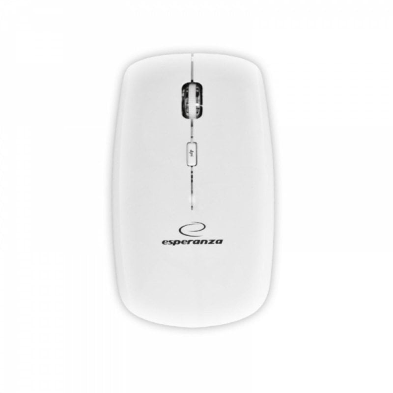 esperanza Souris Esperanza EM120W sans fil RF 2400 DPI Grey White 4 boutons roulette