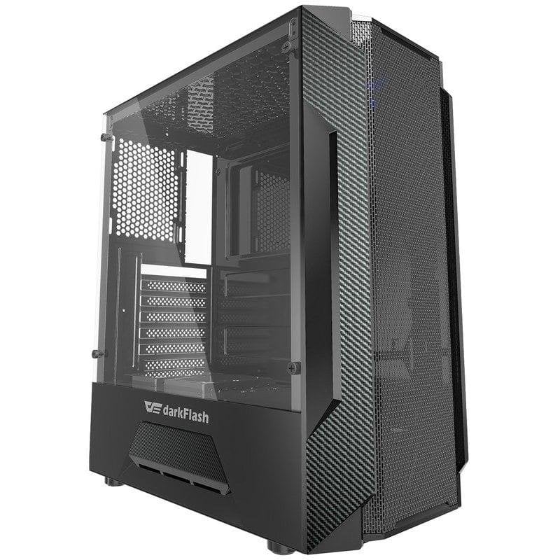 darkflash Torre Gaming darkFlash Leo Cristal Templado USB 3.0 Noire