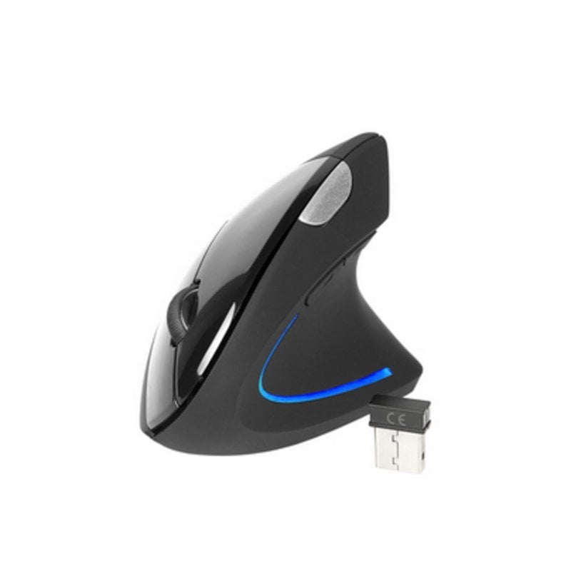 tracer Souris Tracer Flipper Sans Fil RF 1600 DPI Noire 6 Boutons Nano Récepteur