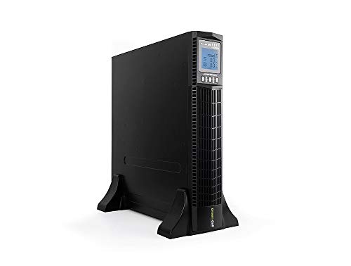 Green Cell® UPS USV Onduleur 1000VA (900W) 230V Alimentation d'énergie Non interruptible Online Montage en Rack
