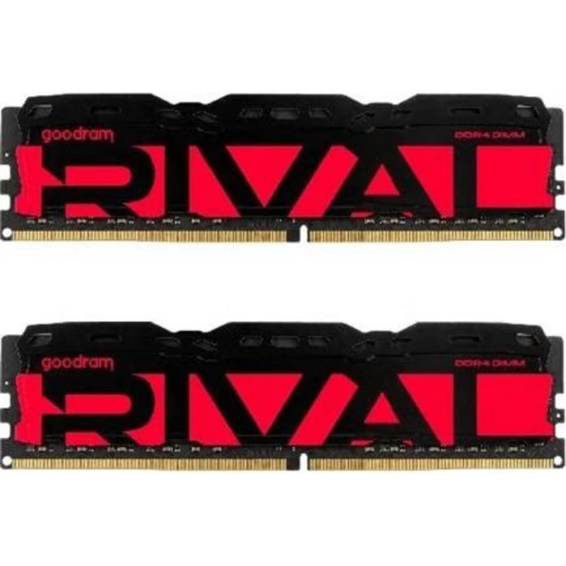 goodram Mémoire RAM Goodram Rival Radiant 16GB 2x8GB DDR4 3200MHz CL16 Red