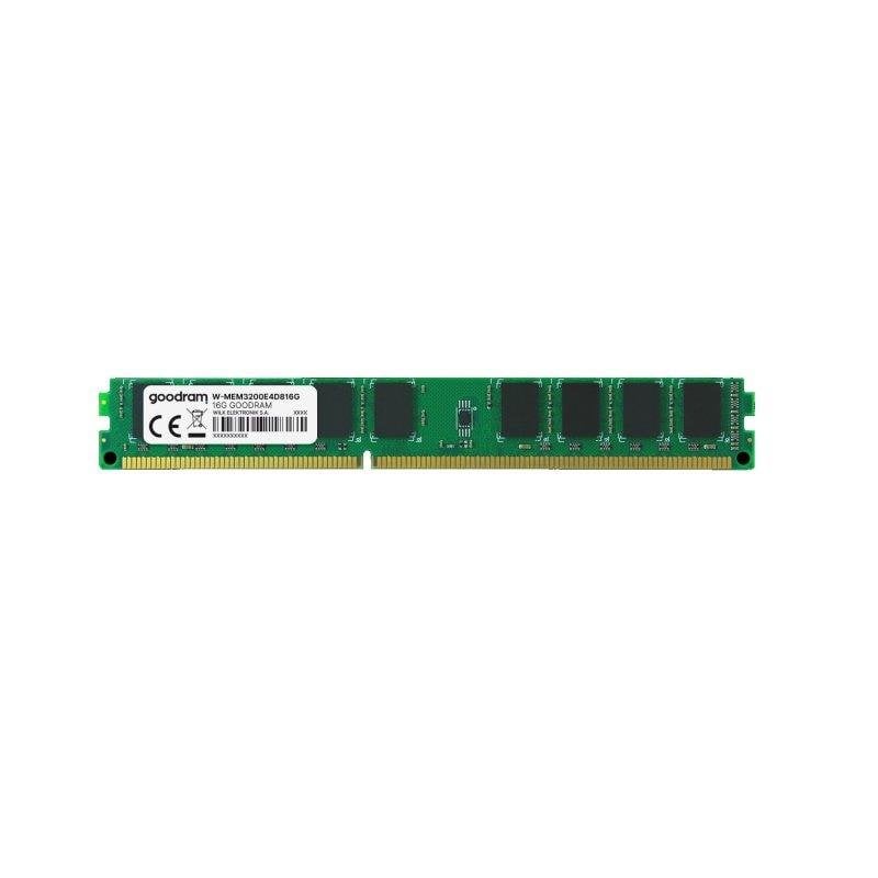 goodram Mémoire RAM Goodram W-MEM3200E4D816G 16GB 1x16GB ECC UDIMM DDR4 3200MHz CL22 Green