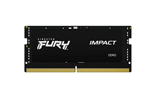 Kingston FURY Impact PnP 32GB 5600MT,s DDR5 CL40 SODIMM Mémoire d’ordinateur Portable de Gamer Module Simple- KF556S40IB-32