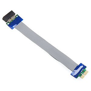 Kolink adaptateur horizontal riser PCI Express 1x Nappe 190 mm
