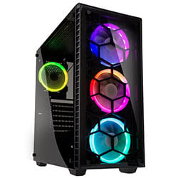 Kolink Observatory RGB Black MT E ATX Verre trempA�
