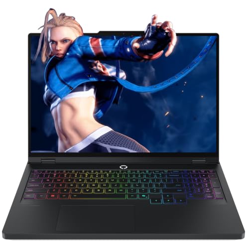 Lenovo Legion 5 Pro Gaming AI Ordinateur portable 16 WQXGA OLED 165 Hz 1100 nits HDR Peak AMD 8-core Ryzen 7 8745HX 16 Go de RAM 1 To SSD GeForce RTX 5060 (jusqu'à 572 AI Tops) RVB rétroéclairé