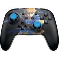 Manette sans fil PowerA Lumectra Wake Up Link pour Nintendo Switch Black et Blue