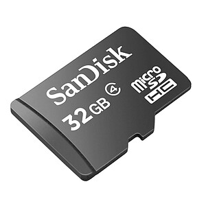 SanDisk Carte memoire microSDHC 32 Go
