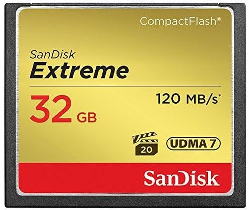 SanDisk Carte memoire Extreme CompactFlash 32 Go

