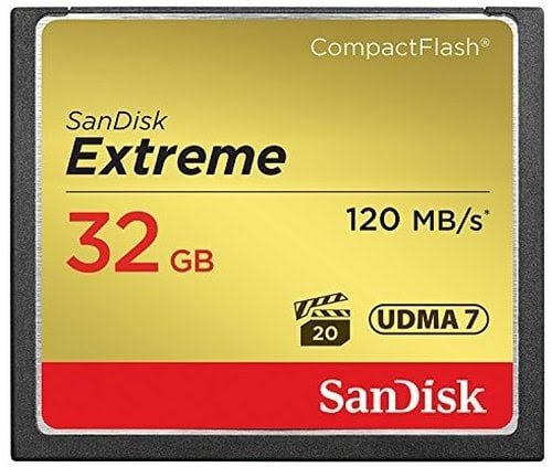 SanDisk Carte memoire Extreme CompactFlash 32 Go