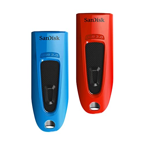 SanDisk Ultra 32 Go Blue Red Pack de 2

