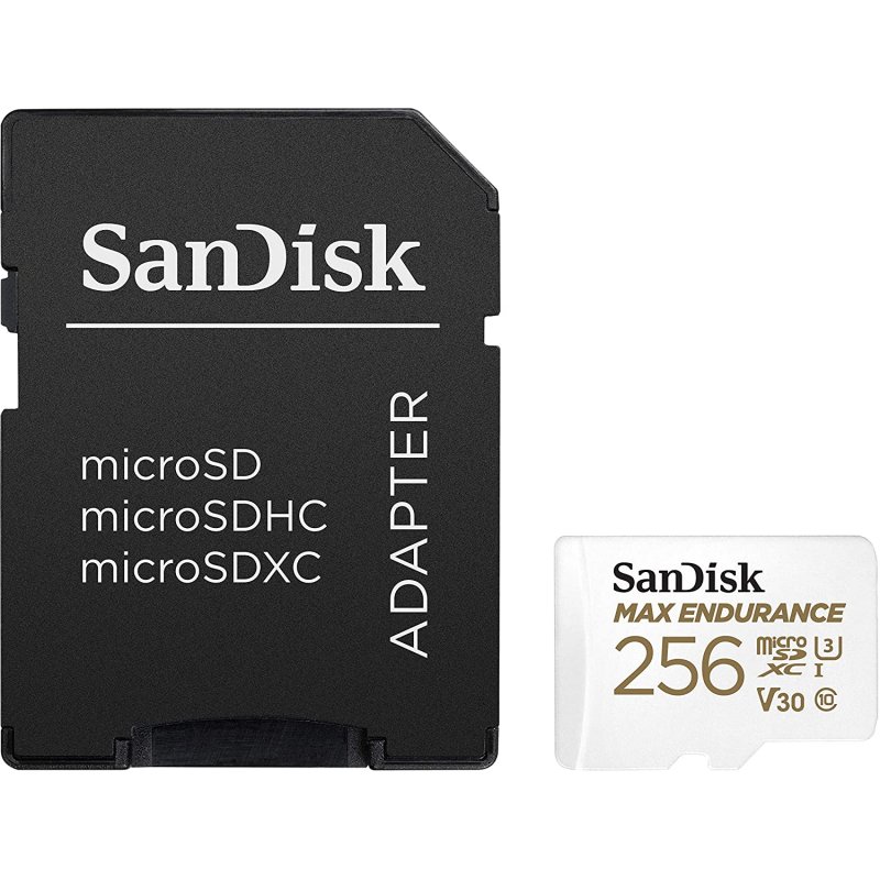 Sandisk Sandisk Max Endurance MicroSDXC 256 Go UHS-I Classe 10 U3 V30