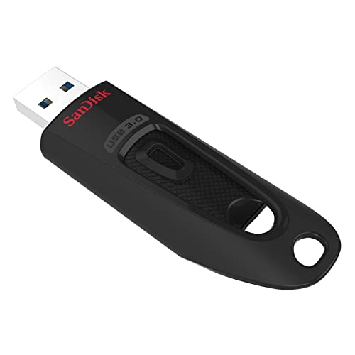 SanDisk Ultra Flash Drive 512 Go (Clé USB 3.0, des vitesses allant jusqu'à 130 Mo s, Mot de passe, SecureAccess Software)Noir