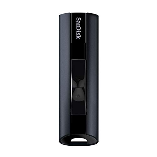 SanDisk 512 Go Extreme PRO Flash Drive Clé USB, jusqu'à 420 Mo s en lecture, 380 Mo s en écriture, USB 3.2, résistant en aluminium métallique.