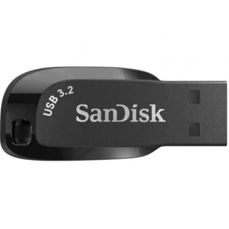 Sandisk Clé USB Sandisk Ultra Shift 128GB USB 3.2 Lecture 100MB s Compacte Noire