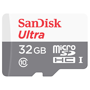 Sandisk 32GB Ultra microSDHC Class 10 UHS I
