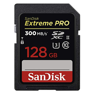 SanDisk Extreme PRO UHS II U3 128 Go
