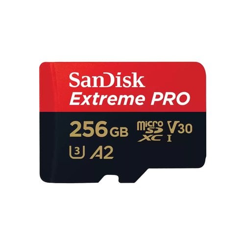 SanDisk Extreme PRO microSDXC UHS I U3 256 Go Adaptateur SD
